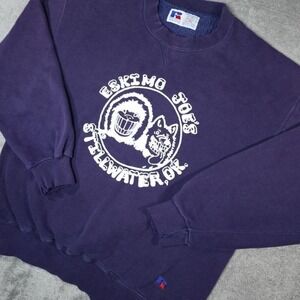Russell Athletic Vintage 90s‎ Eskimo Joe's Stillwater OK Sweatshirt XL (23x27)